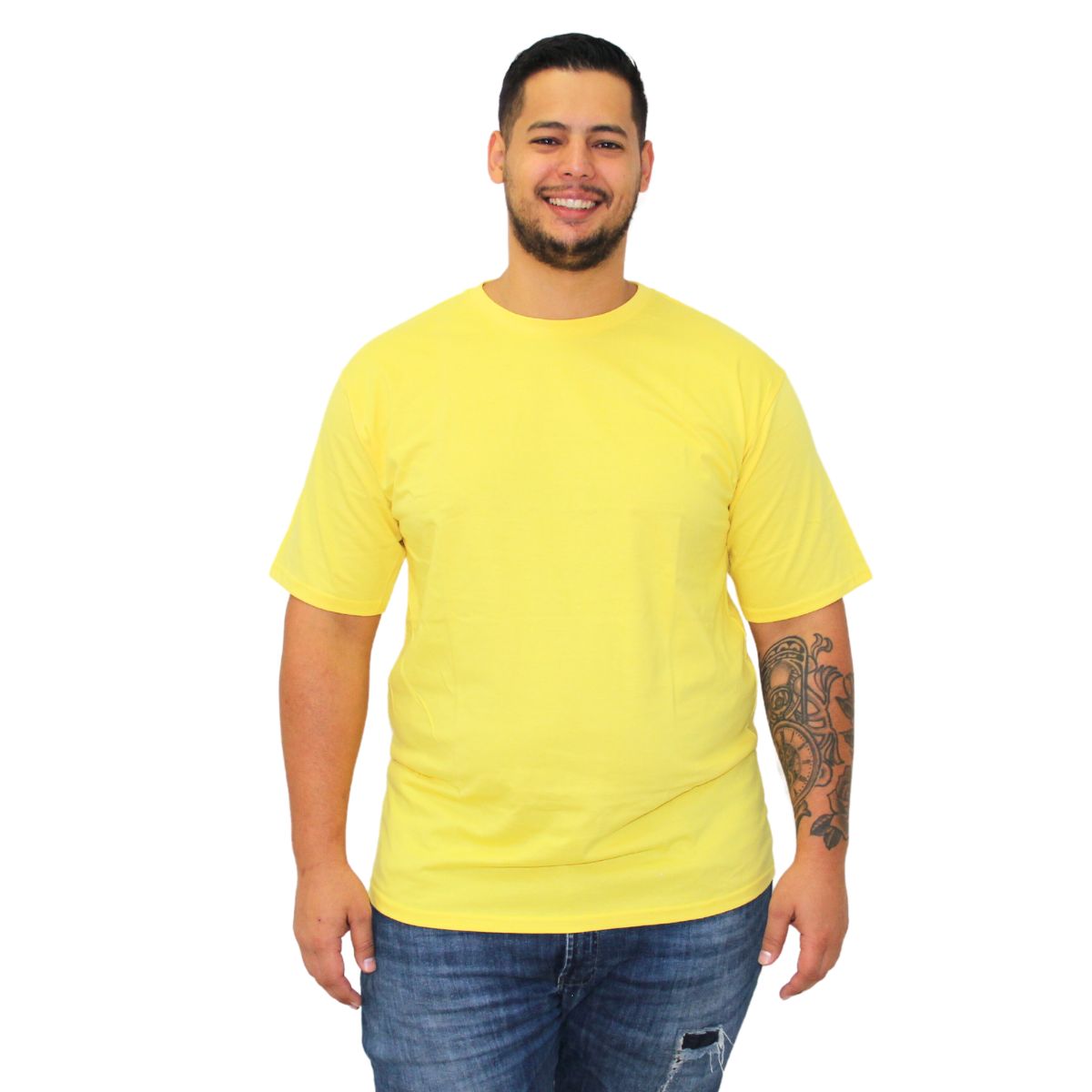 CAMISETA PLUS SIZE 100% ALGODÃO